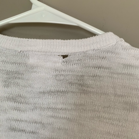 CAT&JACK Button Up Cardigan Sweater White - Picture 4 of 5